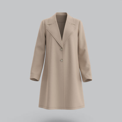 Men's Single Breasted Overcoat | Lightweight Spring Jacket, Stylish Design, Warm & Comfortable Fit