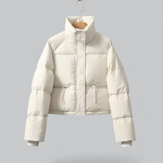 Premium Puffer Jacket | Cotton Padded, Stand Collar, Warm & Lightweight Outerwear for Cold Weather
