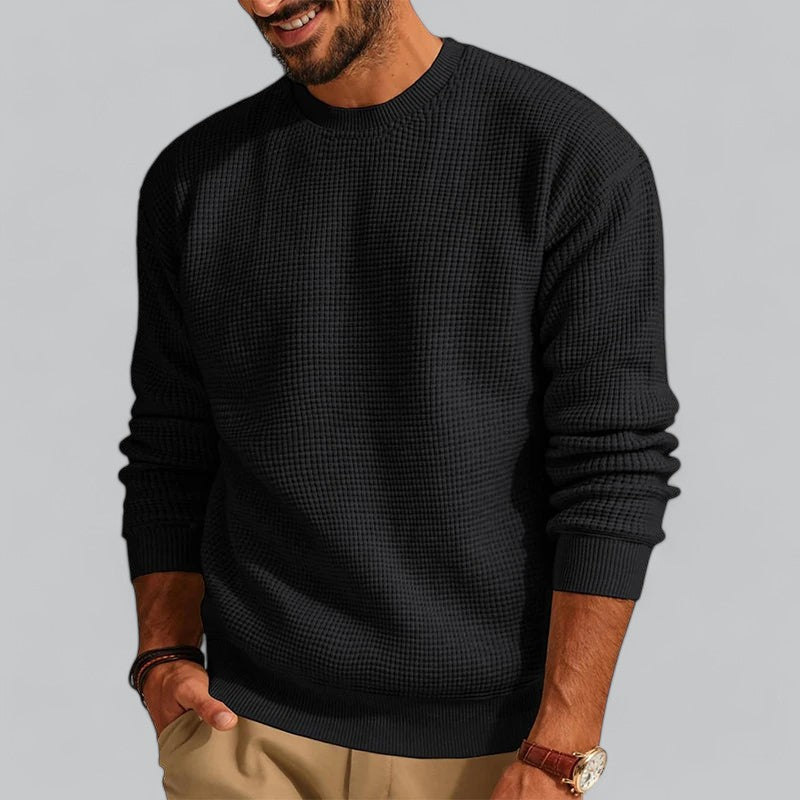 Men's Wool Knit Crew Neck Jumper | Warm, Soft Fabric, Casual Style for Everyday Wear