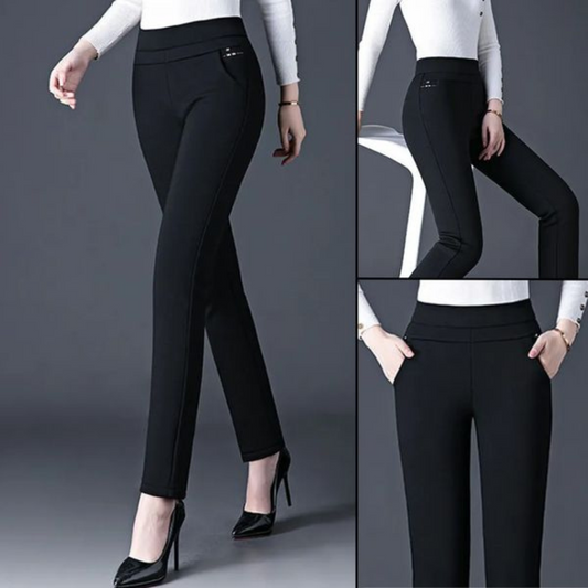 B&S | Comfortable Slim Fit Stretch Trousers for Women – Versatile Design for Everyday Style