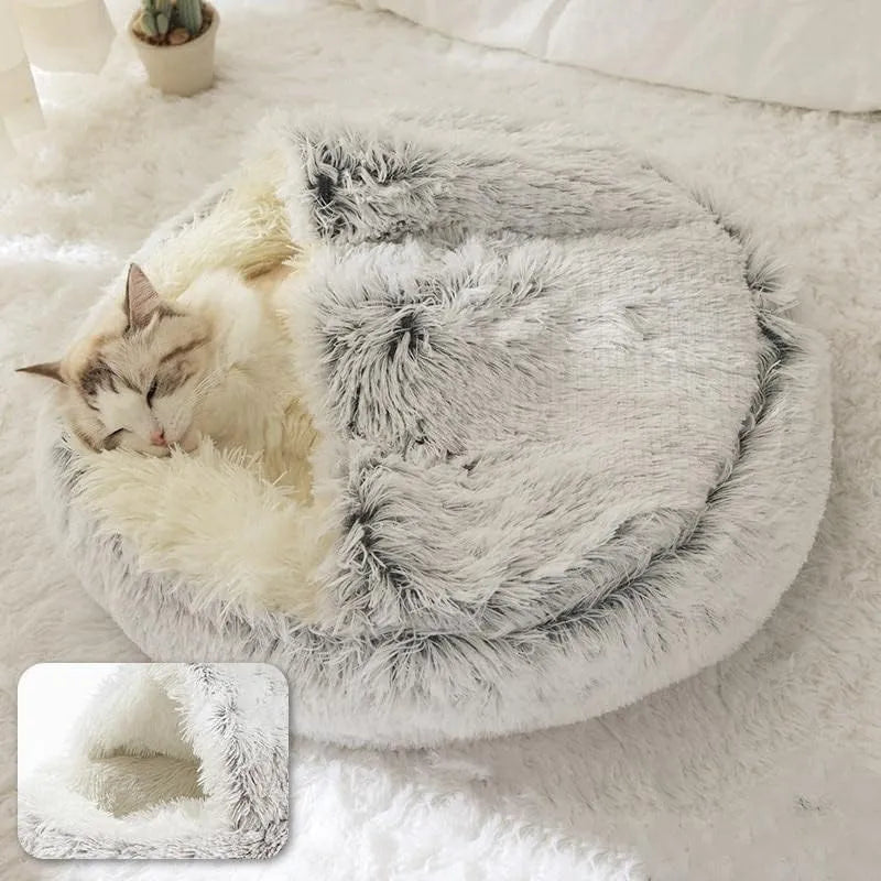 Cozy Nook Dog Bed – Ultra Soft Nesting Bed for Cats & Dogs Maximum Comfort