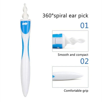 Ear Cleaner Silicon Ear Spoon Tool Set 16 Pcs Care Soft Spiral For Ears Cares Health Tools Cleaner Ear Wax Removal Tool