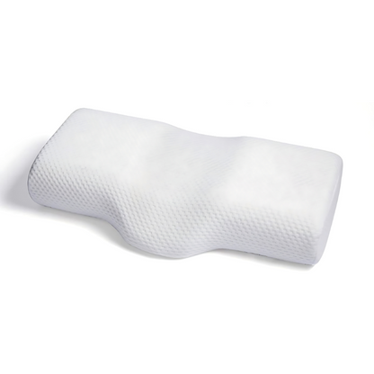 Memory Foam Neck Support Pillow for Orthopedic Comfort and Pain Relief, Ideal for Sleep and Travel