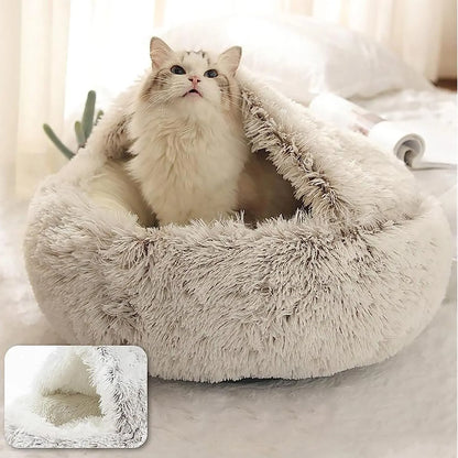 Cozy Nook Dog Bed – Ultra Soft Nesting Bed for Cats & Dogs Maximum Comfort