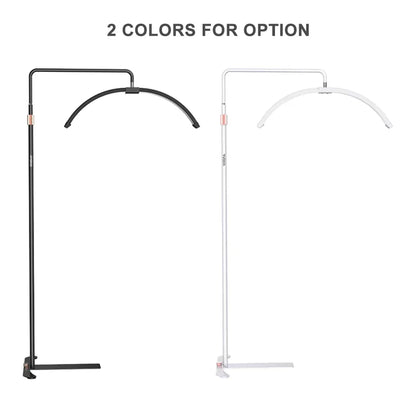 LED Half-Moon Floor Lamp with Adjustable Brightness for Living Room & Bedroom Lighting