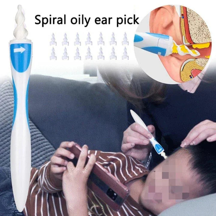 Ear Cleaner Silicon Ear Spoon Tool Set 16 Pcs Care Soft Spiral For Ears Cares Health Tools Cleaner Ear Wax Removal Tool