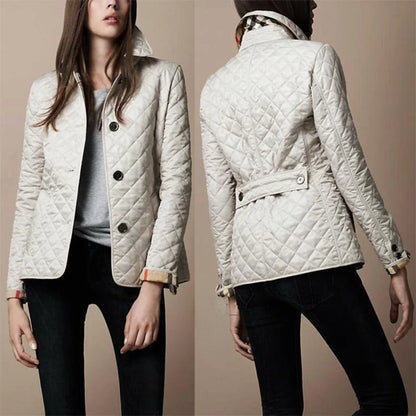 Solbelle | Womens Lightweight Quilted Jacket with Hood Smart Padded Coat for Spring, Summer & Autumn Outfits