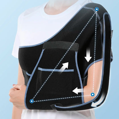 Shoulder Immobilizer for Injury Recovery – Adjustable Sling for Comfort