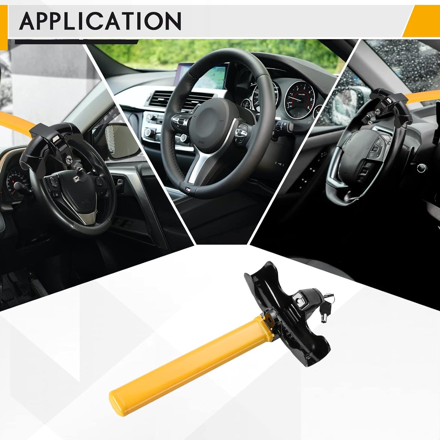 Universal Steering Wheel Lock - Anti-Theft