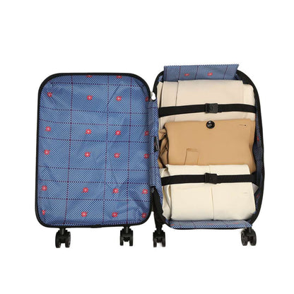 Lightweight Foldable Luggage – 4-Wheel Cabin Suitcase for Easy Travel