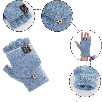 Rechargeable USB Heated Gloves – Half Finger Heating Gloves for Men and Women