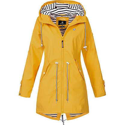 RainGuard™ | Women's Classic Raincoat | Waterproof, Lightweight Design & Adjustable Hood