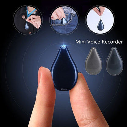 Secret Spyware Voice Recorder: Keyring with 100 Hours Memory