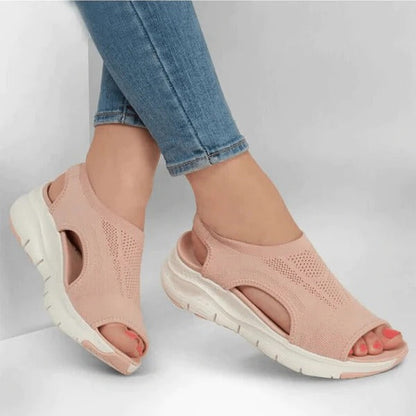 OrthoWave™ | Women's Orthopedic Sandals | Adjustable Straps, Arch Support & Cushioned Footbed