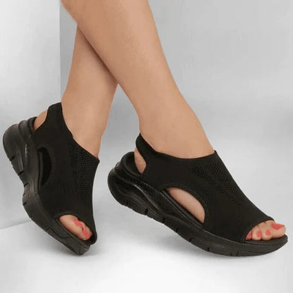 OrthoWave™ | Women's Orthopedic Sandals | Adjustable Straps, Arch Support & Cushioned Footbed