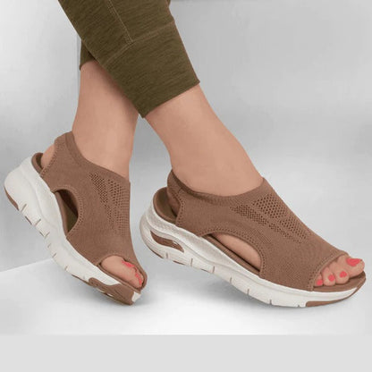 OrthoWave™ | Women's Orthopedic Sandals | Adjustable Straps, Arch Support & Cushioned Footbed