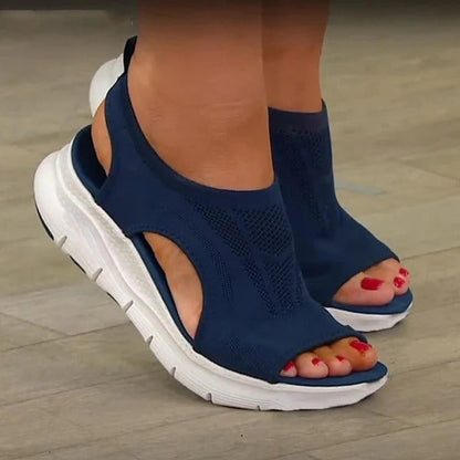 OrthoWave™ | Women's Orthopedic Sandals | Adjustable Straps, Arch Support & Cushioned Footbed