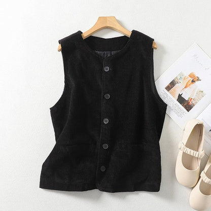 Waistcoat Bella™ | Women's Button-Up Waistcoat Top | Stylish Fit, Lightweight Fabric, Versatile Layering Option
