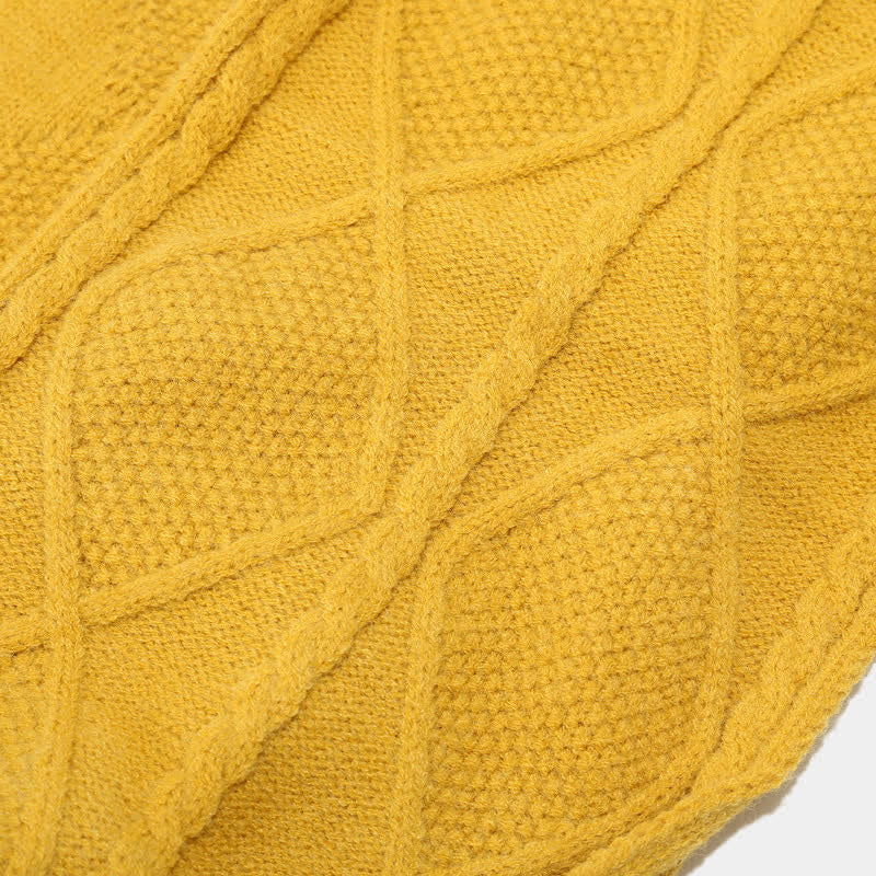 3-Piece Knitted Accessory Set for Women - Hat, Scarf and Gloves in Soft Fabric