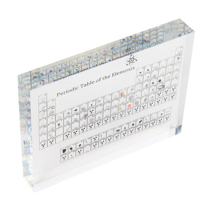 Periodic Table with Real Elements – Premium Periodic Table Glass For Science Enthusiasts