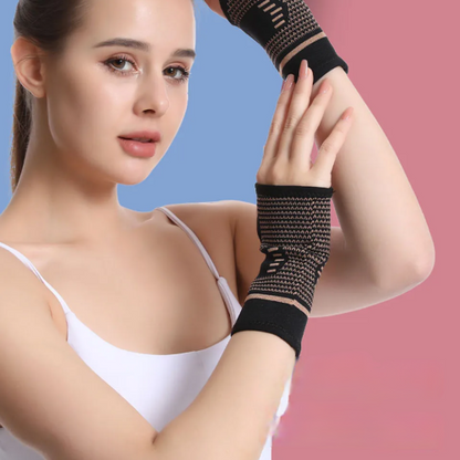 Copper Wrist Brace Splint Support for Arthritis and Arthrosis Pain Relief