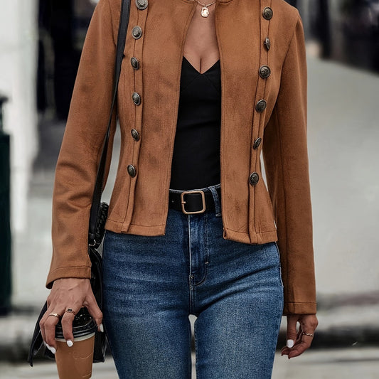Women's Vintage Jacket | Retro Style, Lightweight Fabric, Casual Fit for Everyday Wear