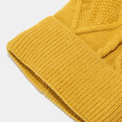 3-Piece Knitted Accessory Set for Women - Hat, Scarf and Gloves in Soft Fabric