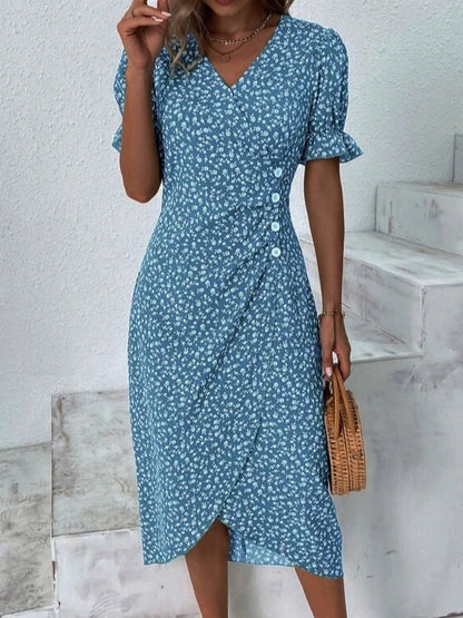 Summer Breeze™ | Women's Summer Dress | Lightweight Cotton, Floral Print, Sleeveless Design & Relaxed Fit