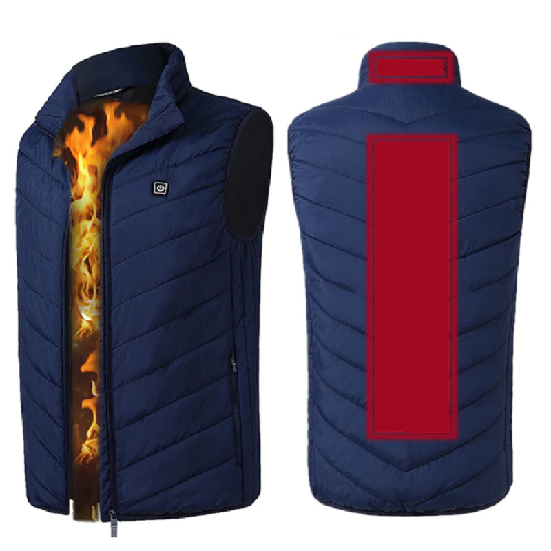 Heated Gilet  – Rechargeable Thermal Vest for Men, 9 Heating Zones Winter Jacket