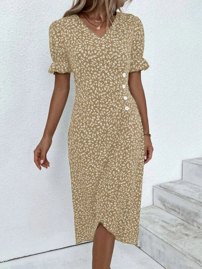 Summer Breeze™ | Women's Summer Dress | Lightweight Cotton, Floral Print, Sleeveless Design & Relaxed Fit