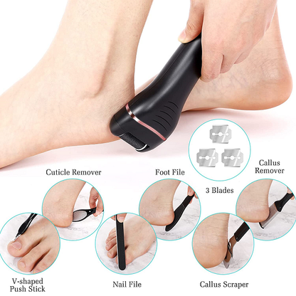 Electric Callus Remover – Rechargeable Foot File for Dry Skin