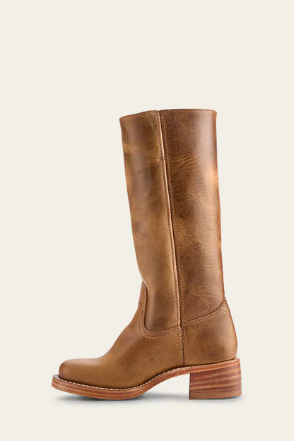 Leather Women's Boots with Comfortable Fit - Ideal for Everyday Wear