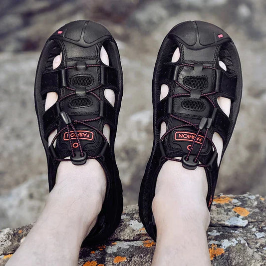B&S | Arch Support & Shock-Absorbing Men's Sandals – Orthopaedic Design for Foot Pain Relief and All-Day Comfort