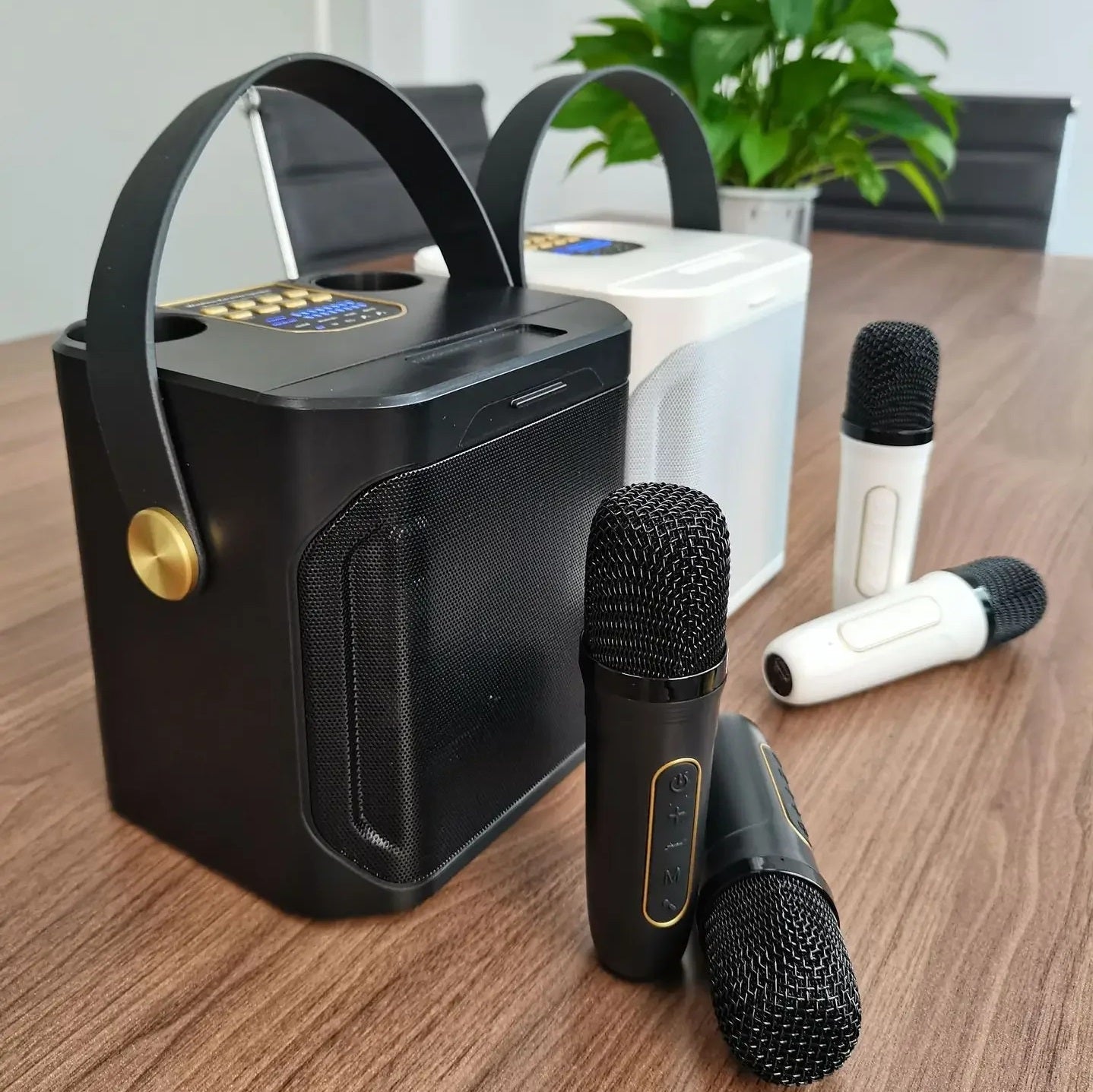 Portable Karaoke Machine - High-Power Bluetooth Speaker for Singing