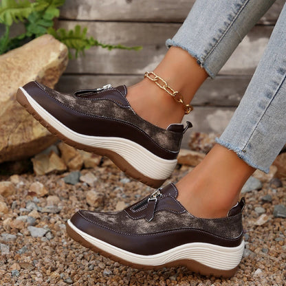 AeroStep™ | Women's Lightweight Wedge Sneakers | Breathable Fabric, Stylish Design & Comfortable Fit