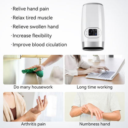 Cordless Electric Hand Massager – Therapy for Hands with Arthritis & Parkinson's Relief