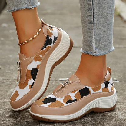 AeroStep™ | Women's Lightweight Wedge Sneakers | Breathable Fabric, Stylish Design & Comfortable Fit