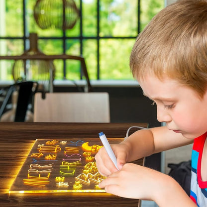 LED Note Board with Colorful Display – Vibrant Illuminated Writing Board for Creative Notes and Messages