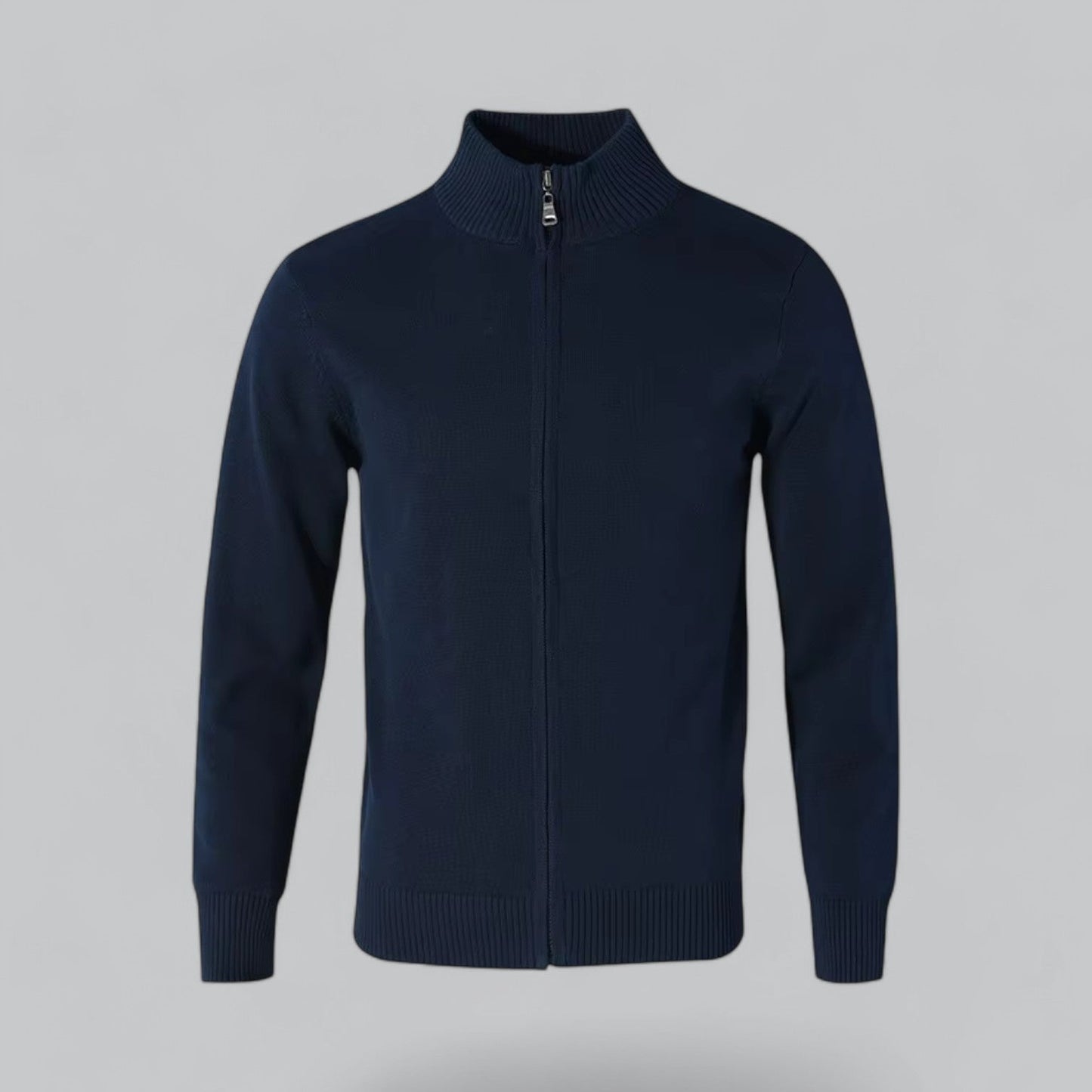 Premium Cotton Knitted Zipper Cardigan | Lightweight, Breathable Fabric, Stylish Design for Men