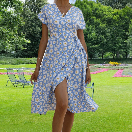 Daisy Belle™ | Women's Midi Dress | Floral Print, Lightweight Fabric & Flattering Silhouette