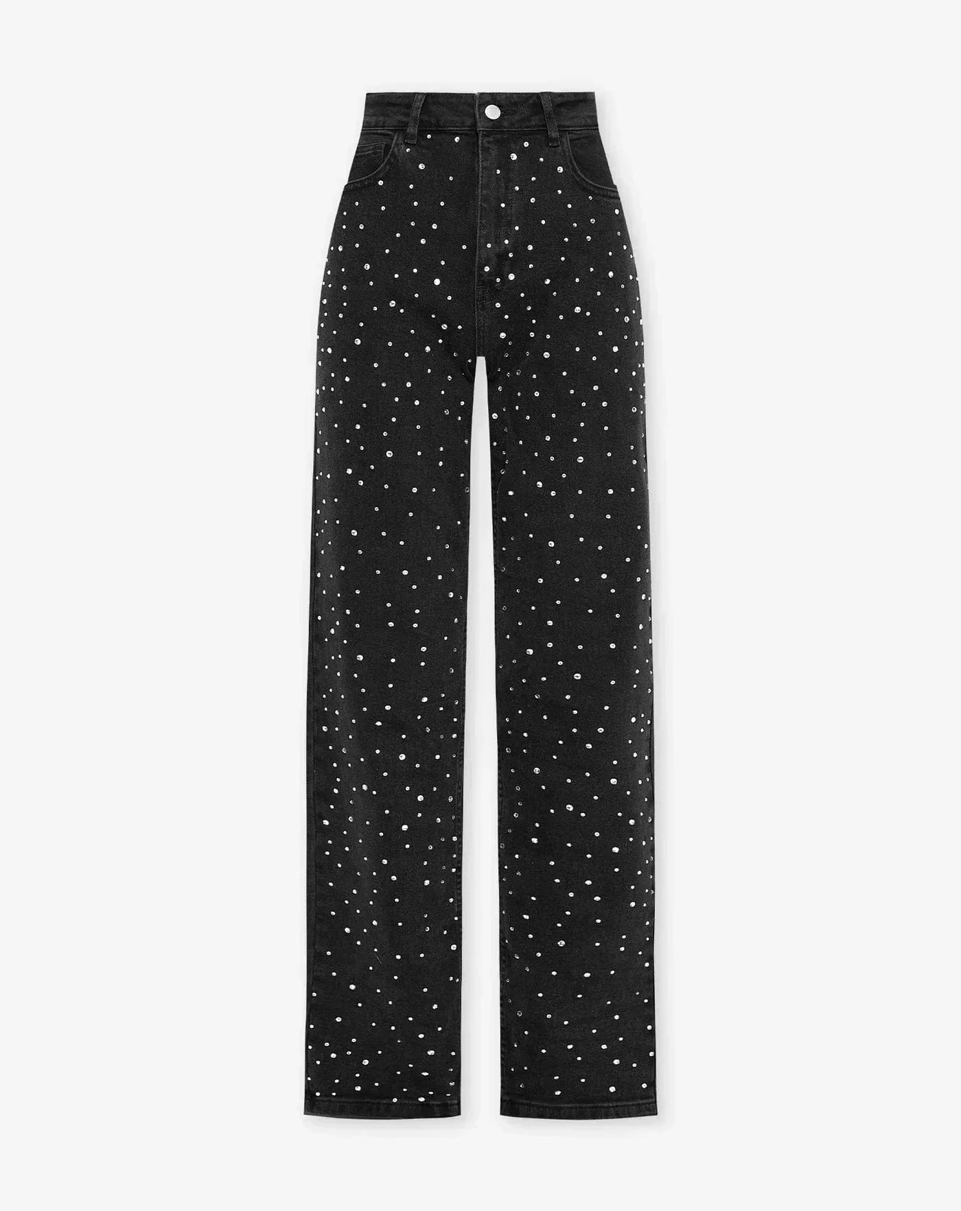 Denim Lira™ | Women's Straight-Leg Jeans | Regular Waist, Embellished Stripe Detail, Classic Fit