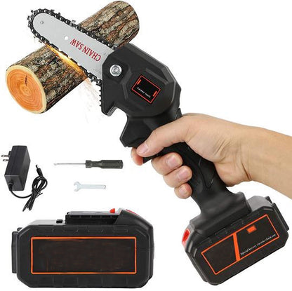 Mini Electric Chainsaw for Wood & Tree Cutting | Portable Garden Saw