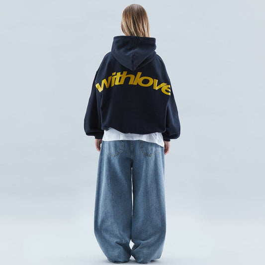 Nyvra | Womens Oversized Hoodie Streetwear Pullover with Large Hood Heavyweight Soft Fleece Y2K Aesthetic