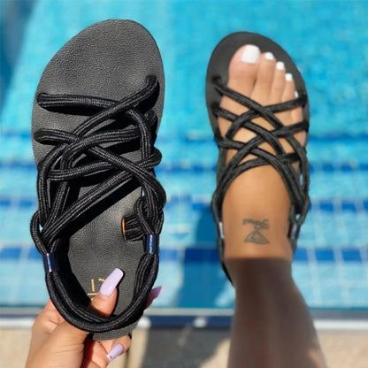 Sandalia Luxe™ | Women's Summer Sandals | Genuine Leather, Adjustable Straps & Cushioned Footbed