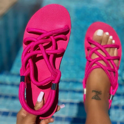 Sandalia Luxe™ | Women's Summer Sandals | Genuine Leather, Adjustable Straps & Cushioned Footbed