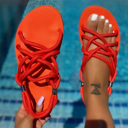 Sandalia Luxe™ | Women's Summer Sandals | Genuine Leather, Adjustable Straps & Cushioned Footbed