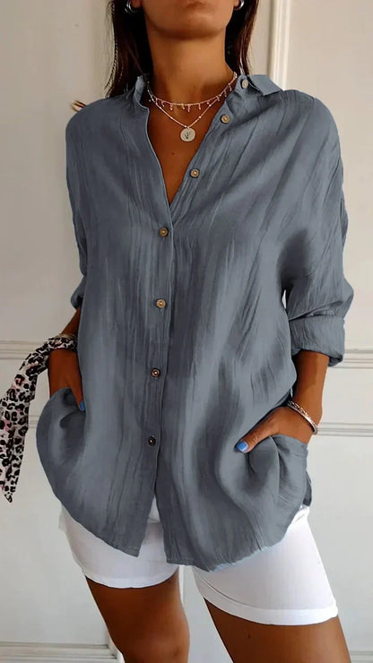 Blouse Amara™ | Women's Classic Blouse | Lightweight Fabric, Timeless Design & Comfortable Fit