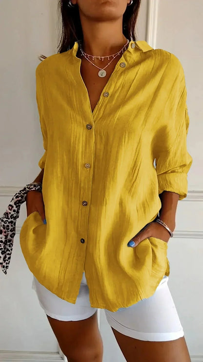 Blouse Amara™ | Women's Classic Blouse | Lightweight Fabric, Timeless Design & Comfortable Fit