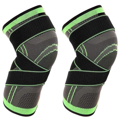 2 Pieces Best Knee Support Brace Compression Sleeves Strap for Arthritis, Running, Walking