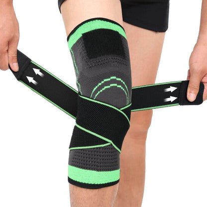 2 Pieces Best Knee Support Brace Compression Sleeves Strap for Arthritis, Running, Walking